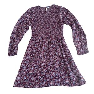 NWT Old Navy Smocked Floral Dress Size Small |  Boho Cottagecore Spring Garden